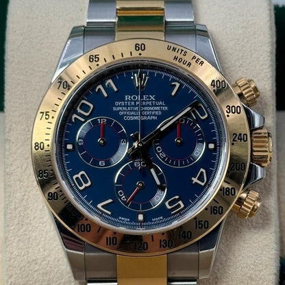 Rolex Cosmograph Daytona 40Mm Blue Arabic Dial