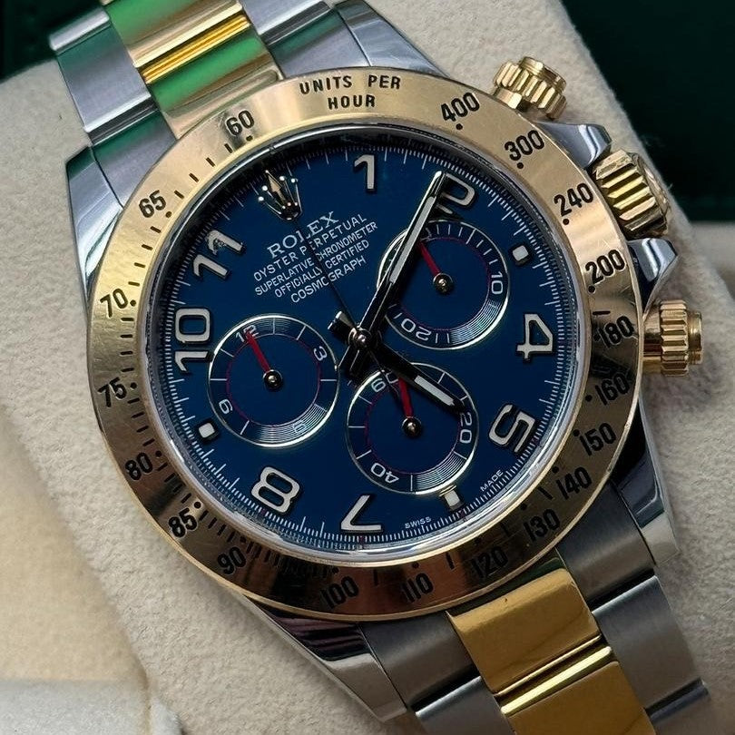 Rolex Cosmograph Daytona 40Mm Blue Arabic Dial