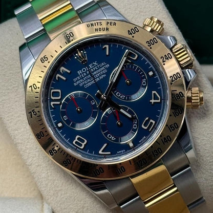 Rolex Cosmograph Daytona 40Mm Blue Arabic Dial
