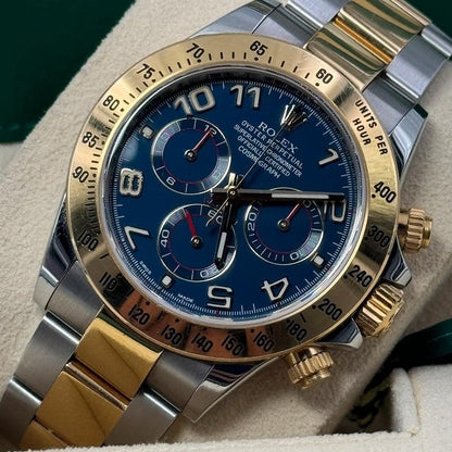Rolex Cosmograph Daytona 40Mm Blue Arabic Dial