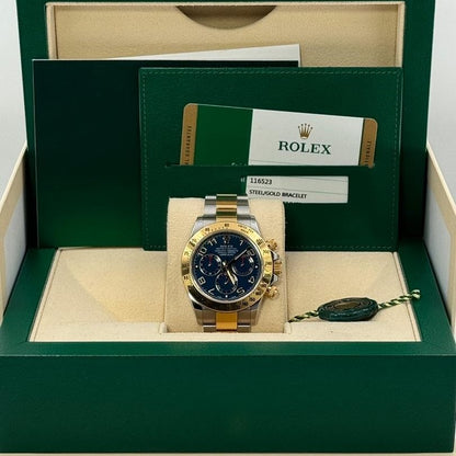 Rolex Cosmograph Daytona 40Mm Blue Arabic Dial