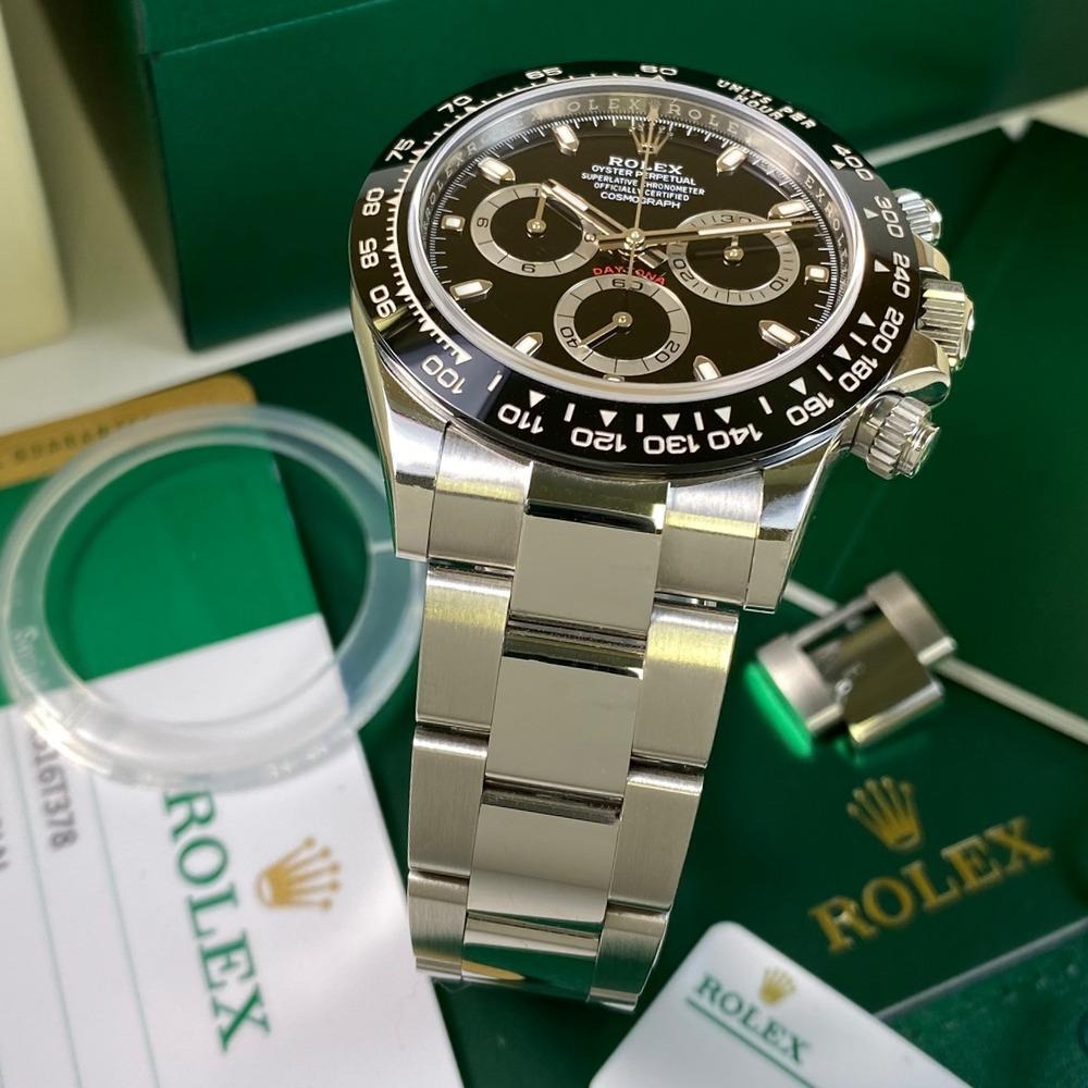 Rolex Cosmograph Daytona Ceramic Bezel Black Dial Mens Watch
