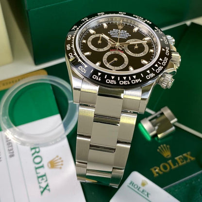 Rolex Cosmograph Daytona Ceramic Bezel Black Dial Mens Watch