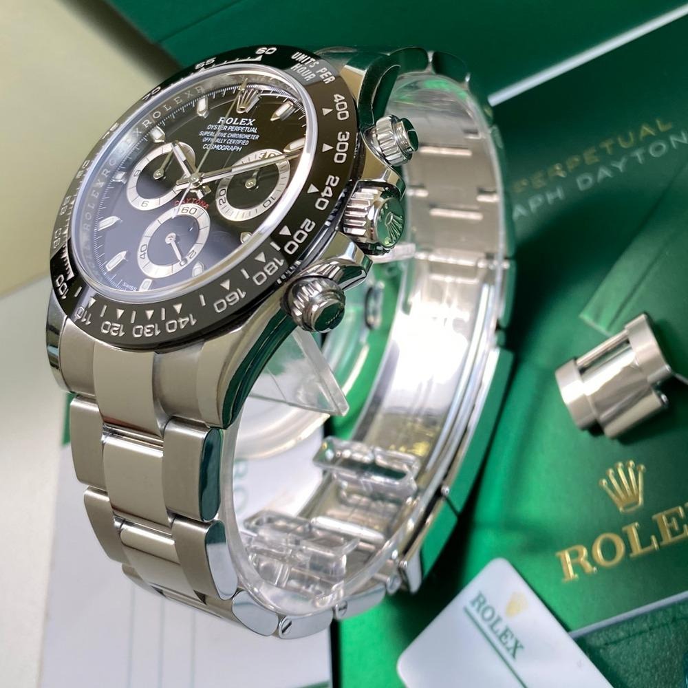 Rolex Cosmograph Daytona Ceramic Bezel Black Dial Mens Watch