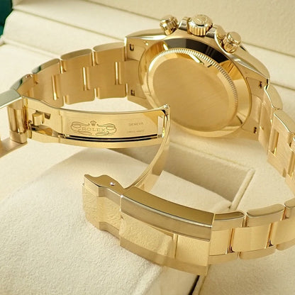 Rolex Cosmograph Daytona Champagne Dial 18Kt Yellow Gold Oyster Bracelet Men'S Watch 116508-0003
