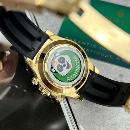 Rolex Cosmograph Daytona Champagne Dial Oysterflex Yellow Gold Mens Watch 116518Ln