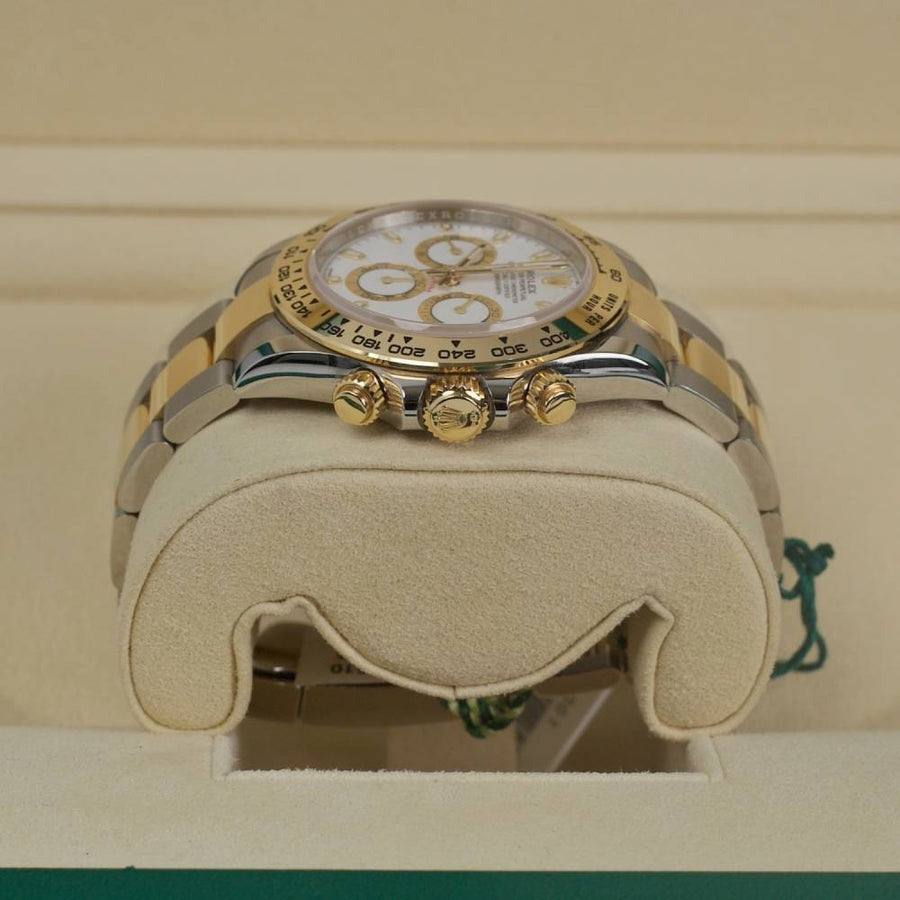 Rolex Cosmograph Daytona White Dial Stainless Steel Oyster Bracelet Bracelet Automatic Men's Watch 116503 Wso 40Mm