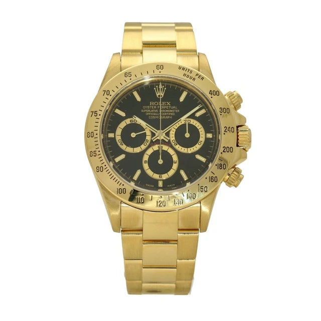 Rolex DAYTONA 16528 YELLOW GOLD BLACK