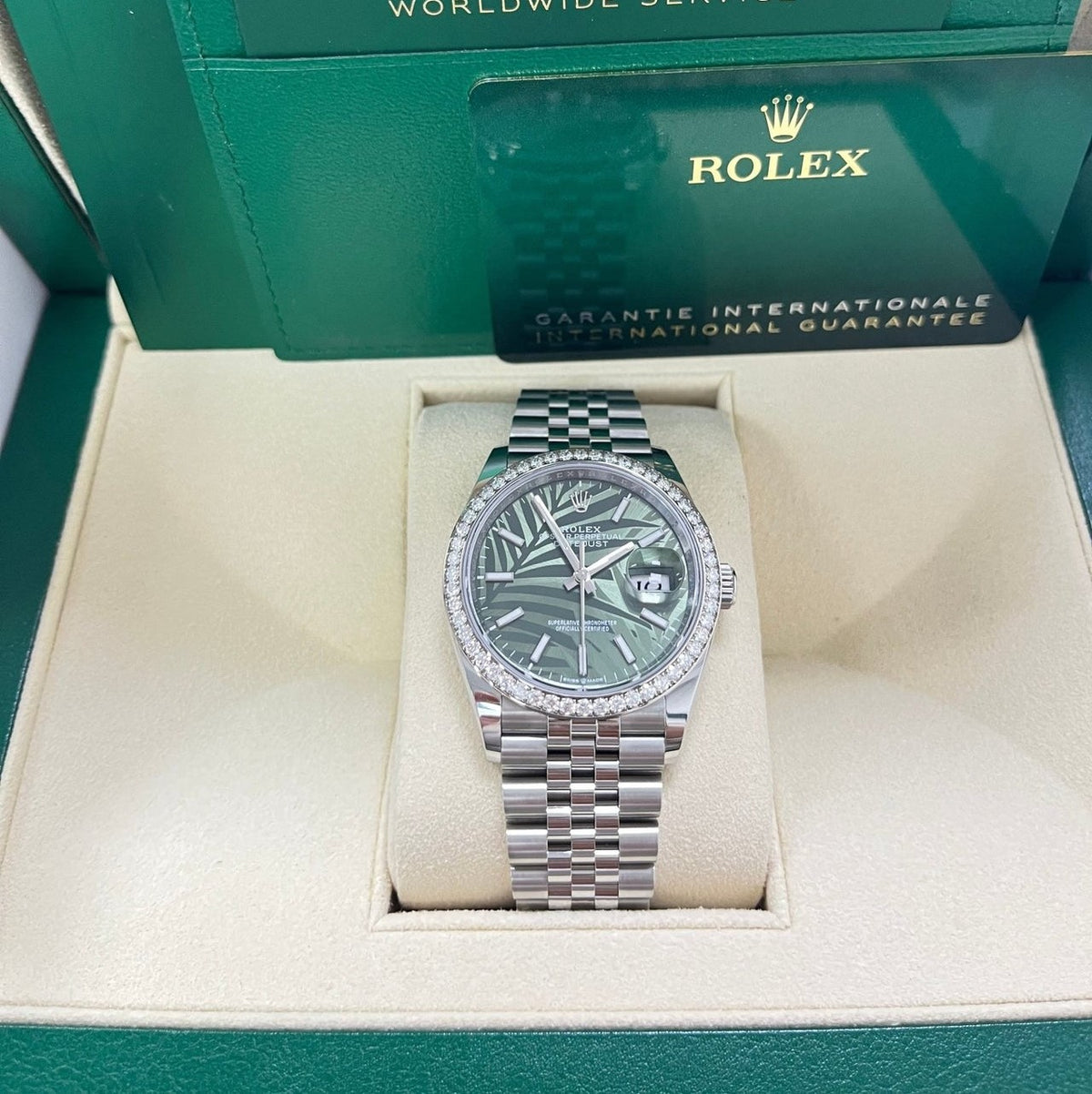Rolex Datejust 126284Rbr 36Mm Olive Green