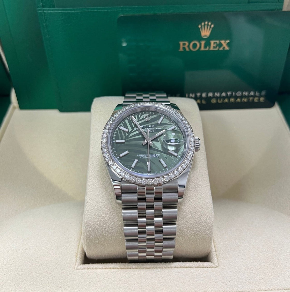 Rolex Datejust 126284Rbr 36Mm Olive Green