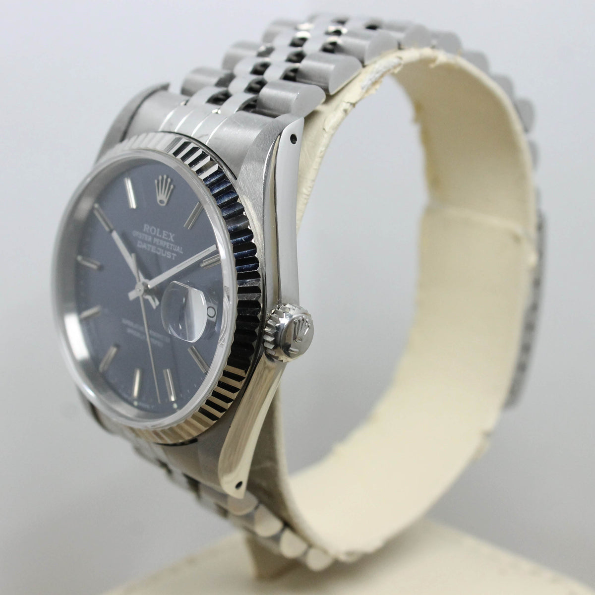 Rolex Datejust 16234 navy dial jubilee 36mm