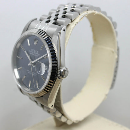 Rolex Datejust 16234 navy dial jubilee 36mm