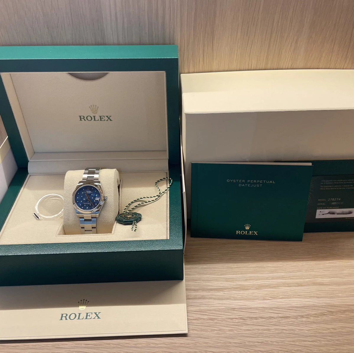 Rolex Datejust 278274 31Mm Azzurro Blue