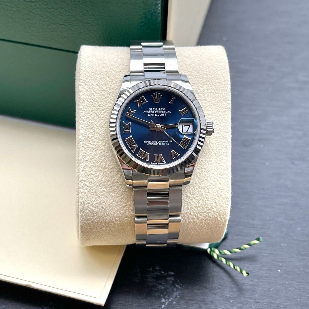 Rolex Datejust 31 Mm Oystersteel And White Gold Bright Blue M278274 0034