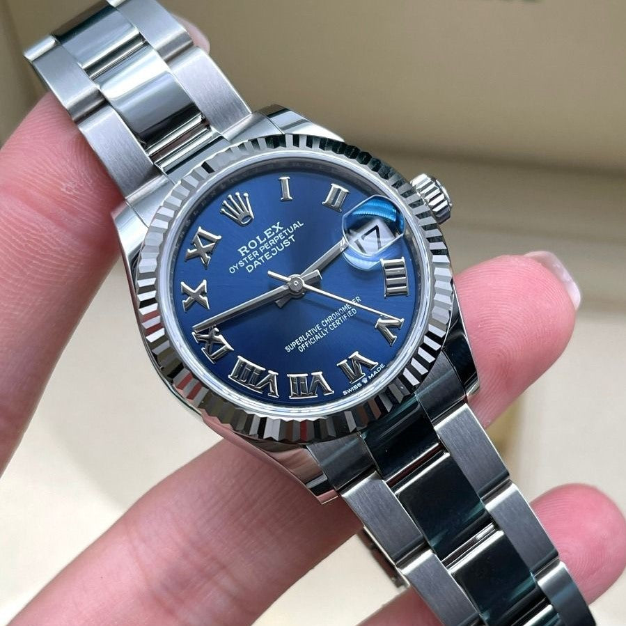 Rolex Datejust 31 Mm Oystersteel And White Gold Bright Blue M278274 0034