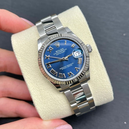 Rolex Datejust 31 Mm Oystersteel And White Gold Bright Blue M278274 0034
