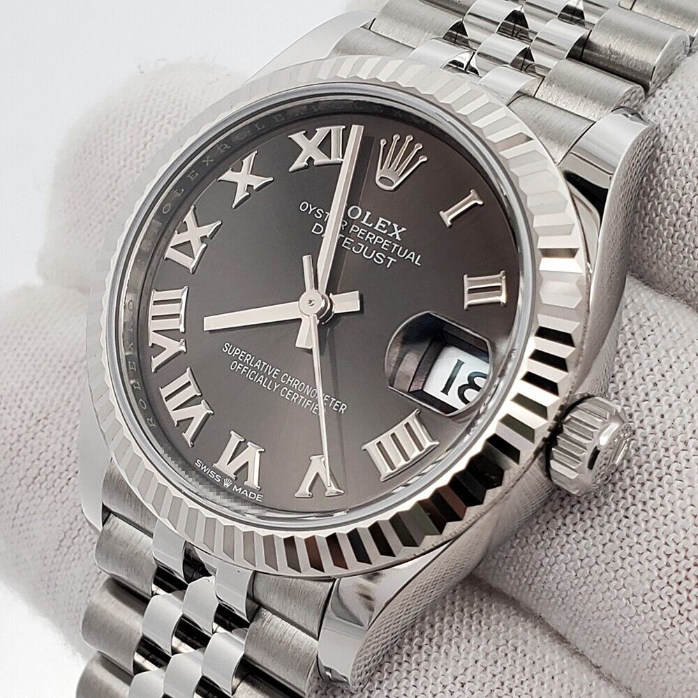 Rolex Datejust 31 Mm Oystersteel And White Gold Dark Grey M278274 0021