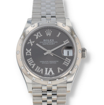 Rolex Datejust 31Mm 278344Rbr Dark Grey