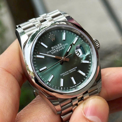 Rolex Datejust 36 Mm Mint Green M126200 0023