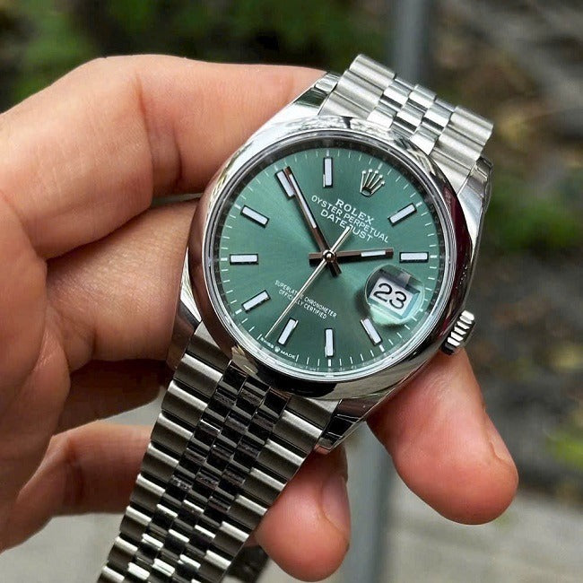 Rolex Datejust 36 Mm Mint Green M126200 0023