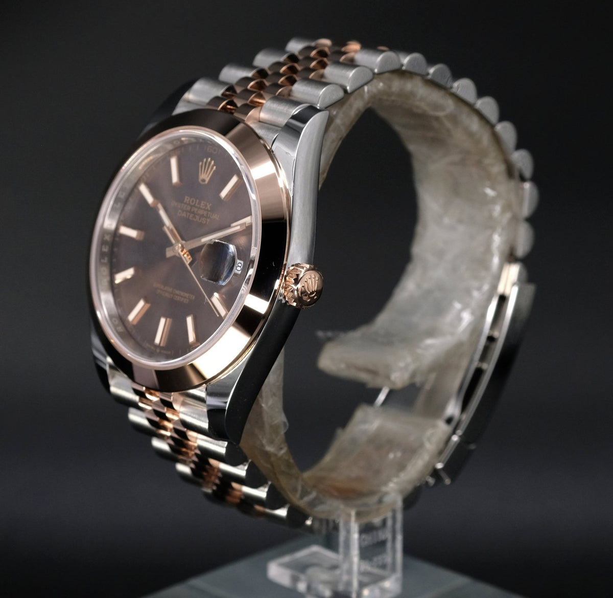 Rolex Datejust 36 Mm Oystersteel And Everose Gold Chocolate Dial Jubilee Bracelet M126301 0002