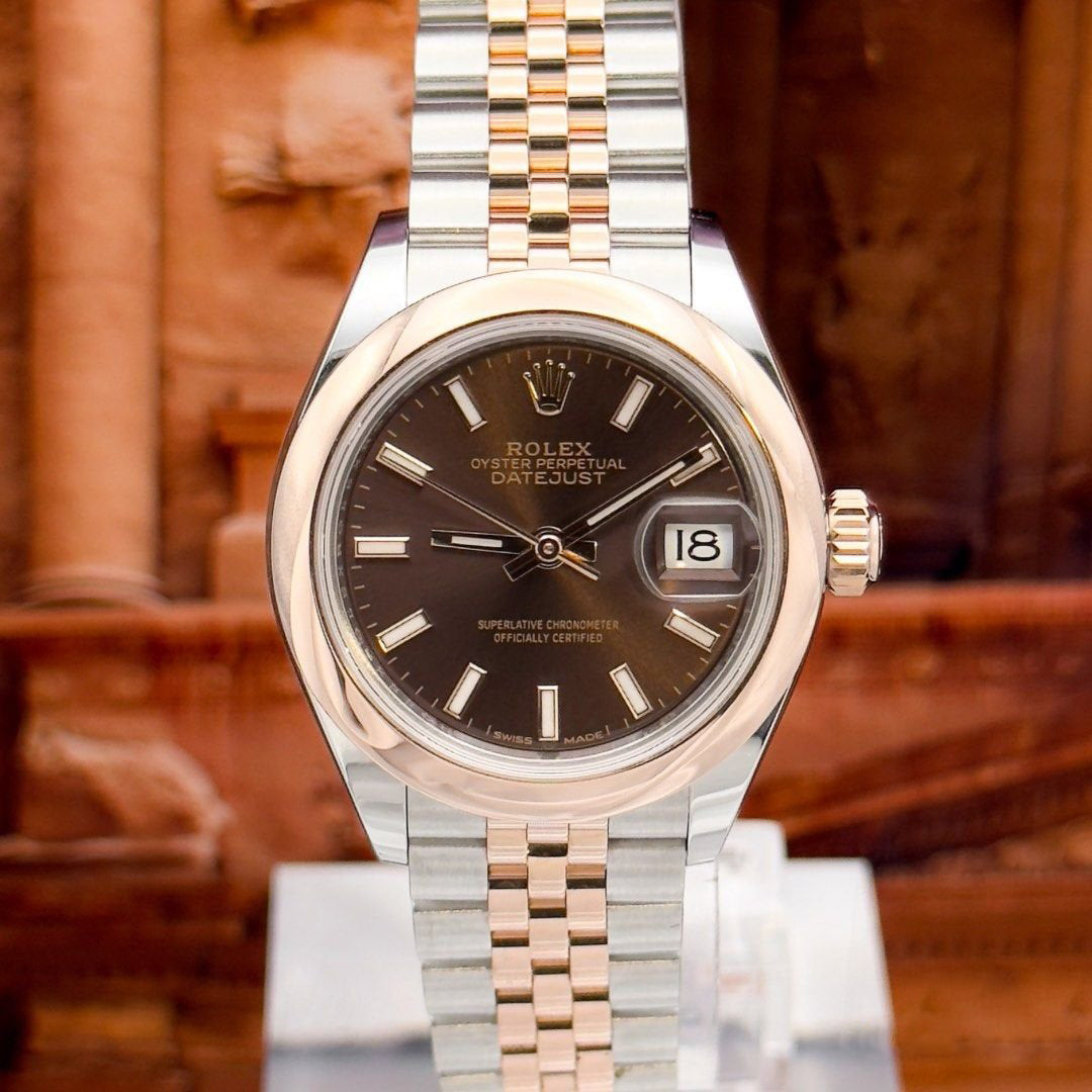 Rolex Datejust 36 Mm Oystersteel And Everose Gold Chocolate M126201 0043