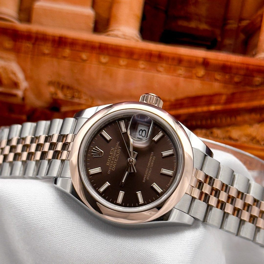 Rolex Datejust 36 Mm Oystersteel And Everose Gold Chocolate M126201 0043