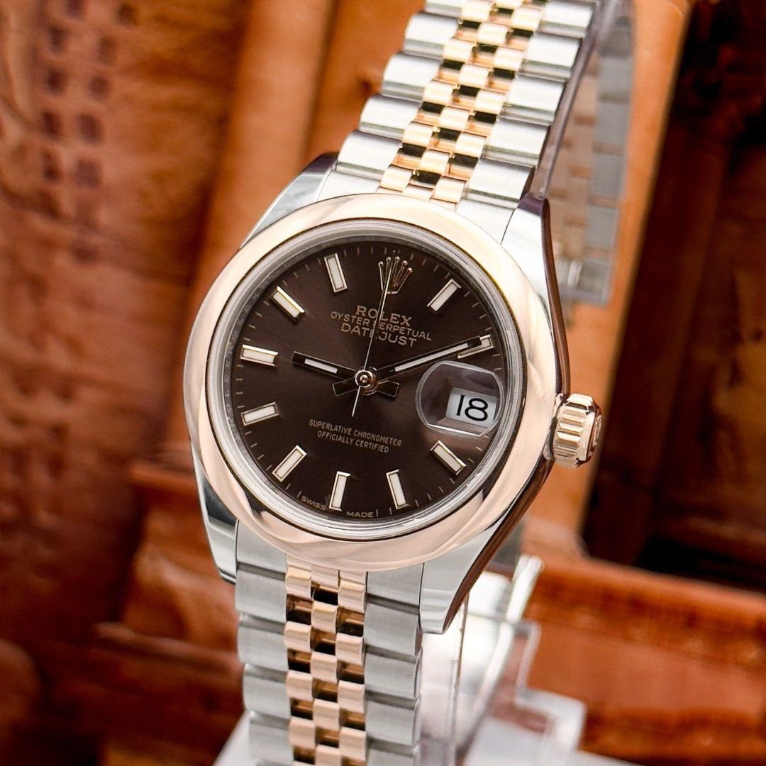 Rolex Datejust 36 Mm Oystersteel And Everose Gold Chocolate M126201 0043
