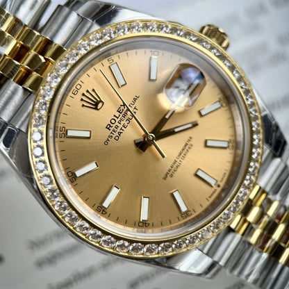 Rolex Datejust 36 Mm Oystersteel And Yellow Gold Champagne Colour M126283Rbr 0001