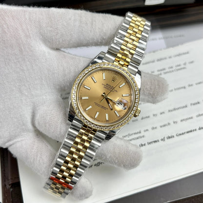 Rolex Datejust 36 Mm Oystersteel And Yellow Gold Champagne Colour M126283Rbr 0001