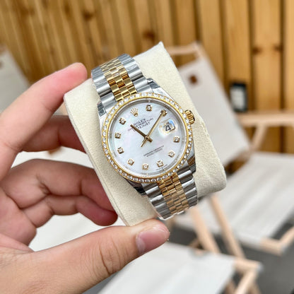 Rolex Datejust 36 Mm Oystersteel And Yellow Gold White M126283Rbr 0005