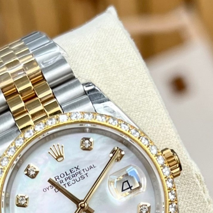 Rolex Datejust 36 Mm Oystersteel And Yellow Gold White M126283Rbr 0005