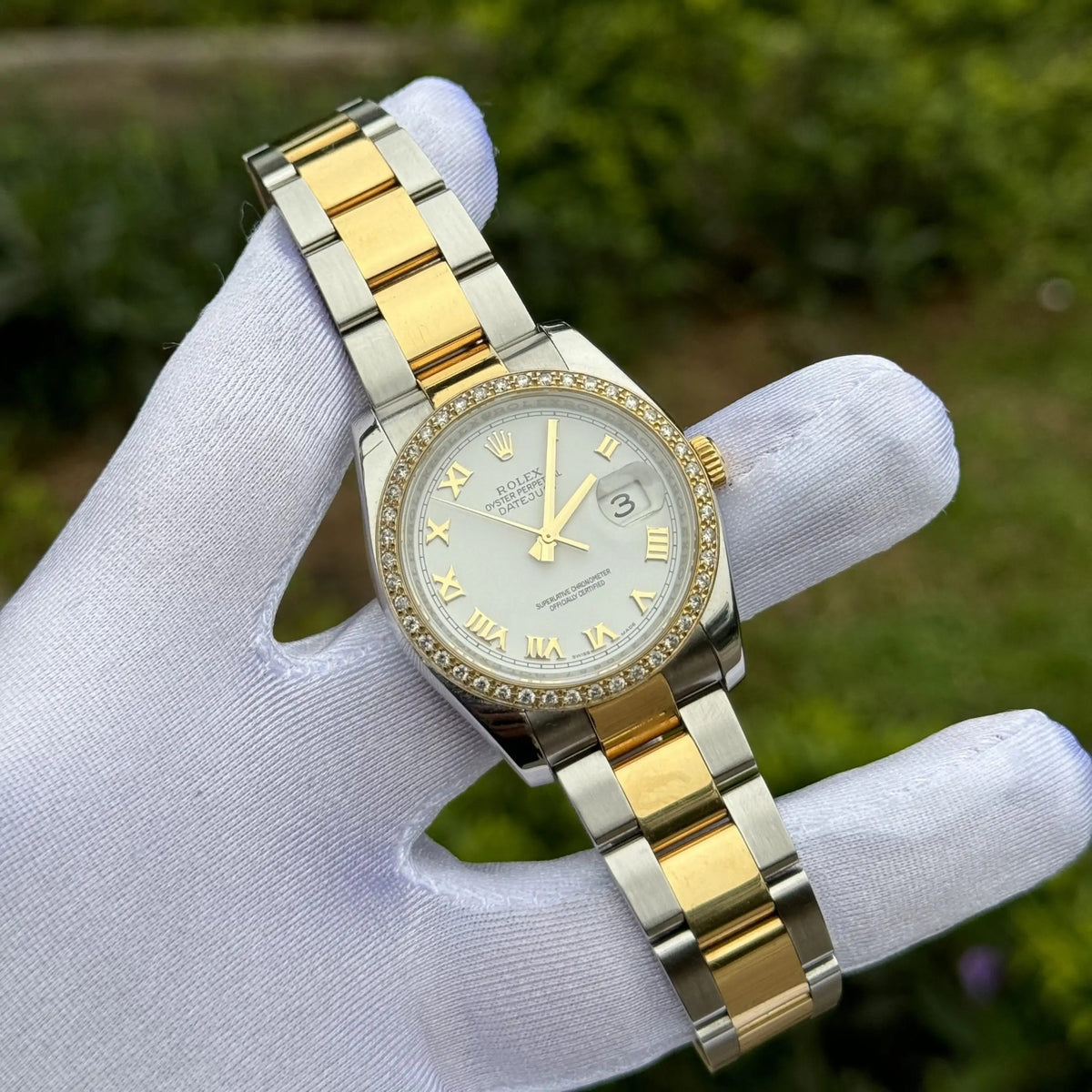 Rolex Datejust 36 Mm Oystersteel And Yellow Gold White M126283Rbr 0016