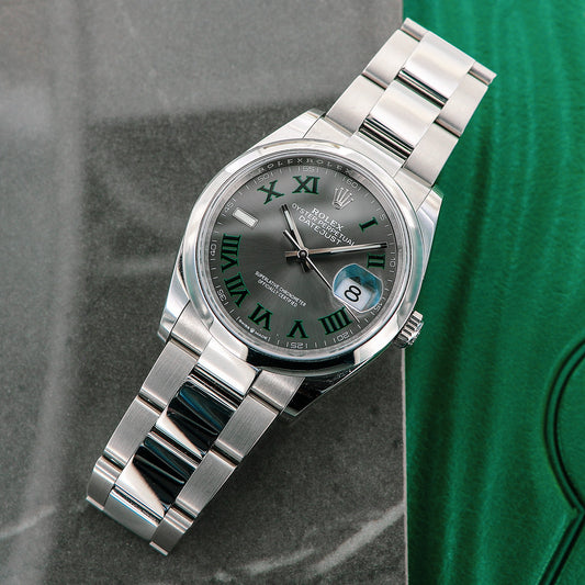Rolex Datejust 36 Mm Oystersteel Slate M126200 0018