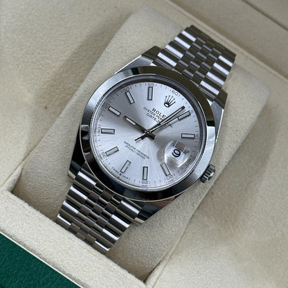 Rolex Datejust 36 Mm Silver M126200 0001