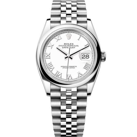 Rolex Datejust 36 Mm White M126200 0007