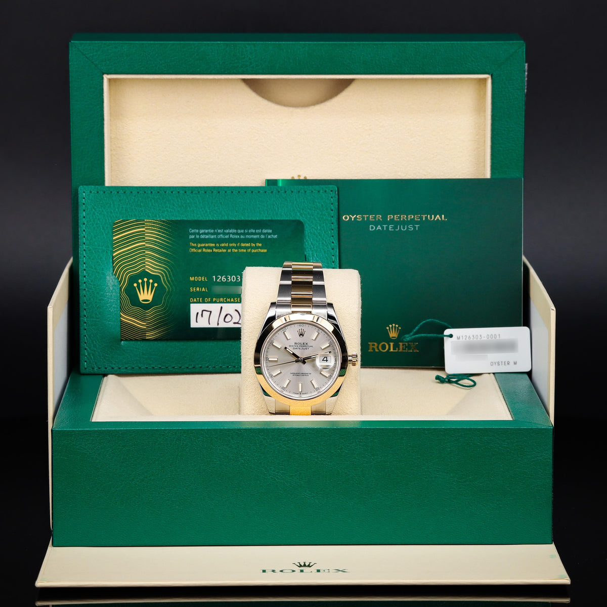 Rolex Datejust 41 Mm Oystersteel And Yellow Gold White Dial M126303 0015