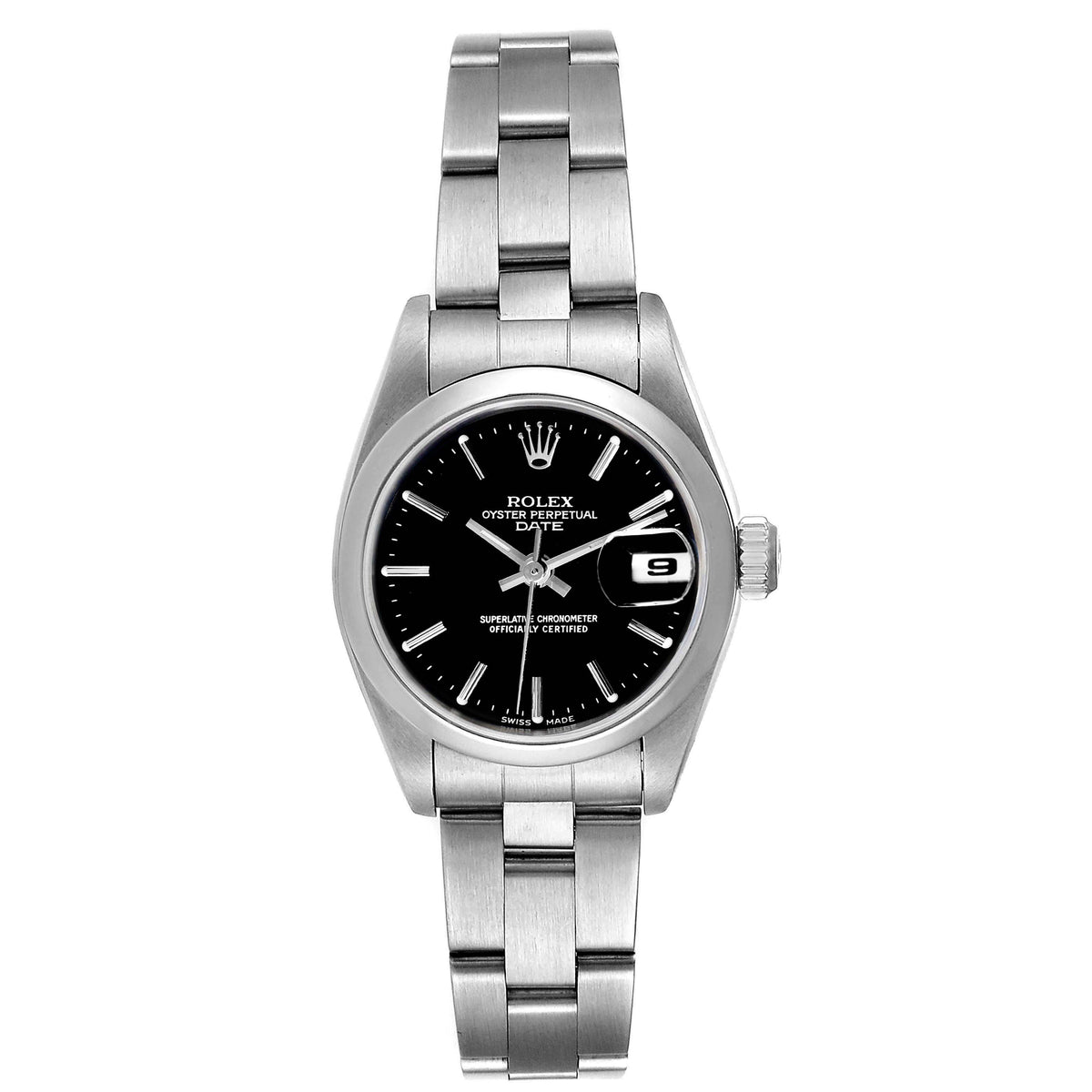 Rolex Datejust Black Dial Ladies 69160