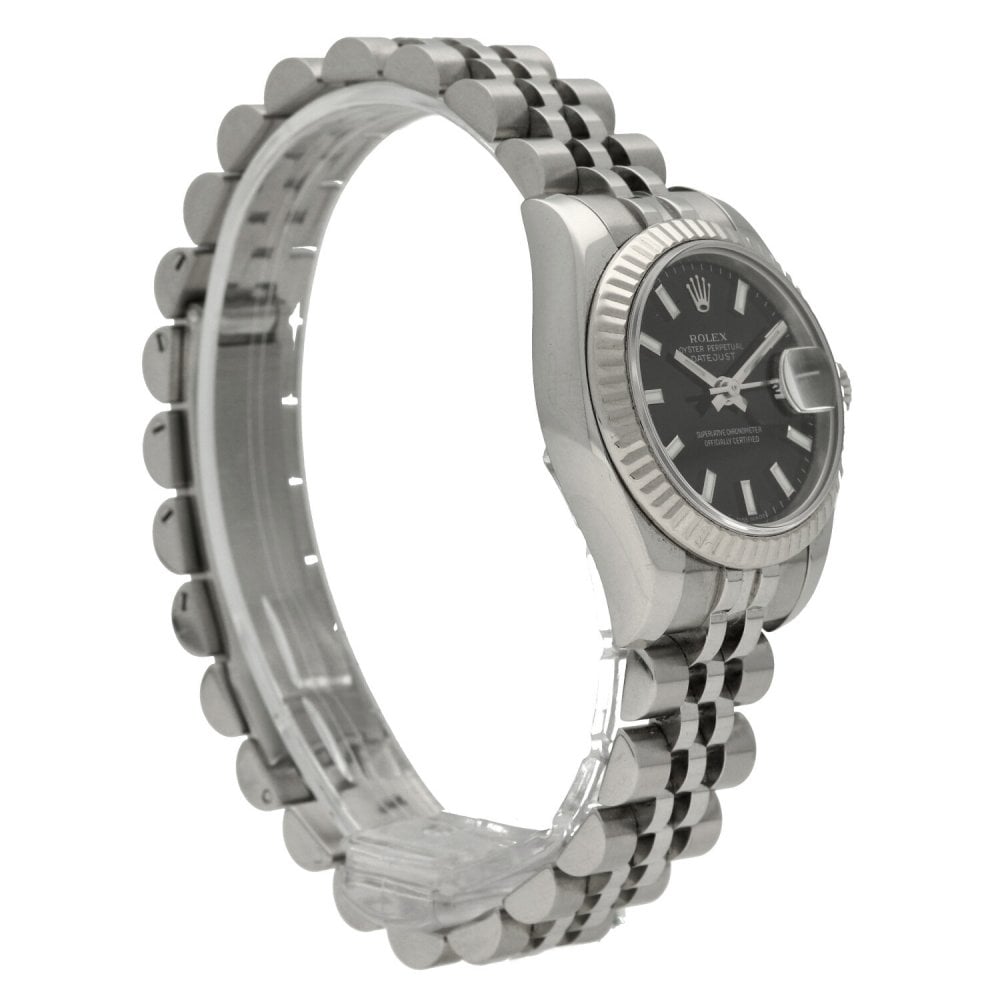 Rolex Datejust Black Ladies 179174