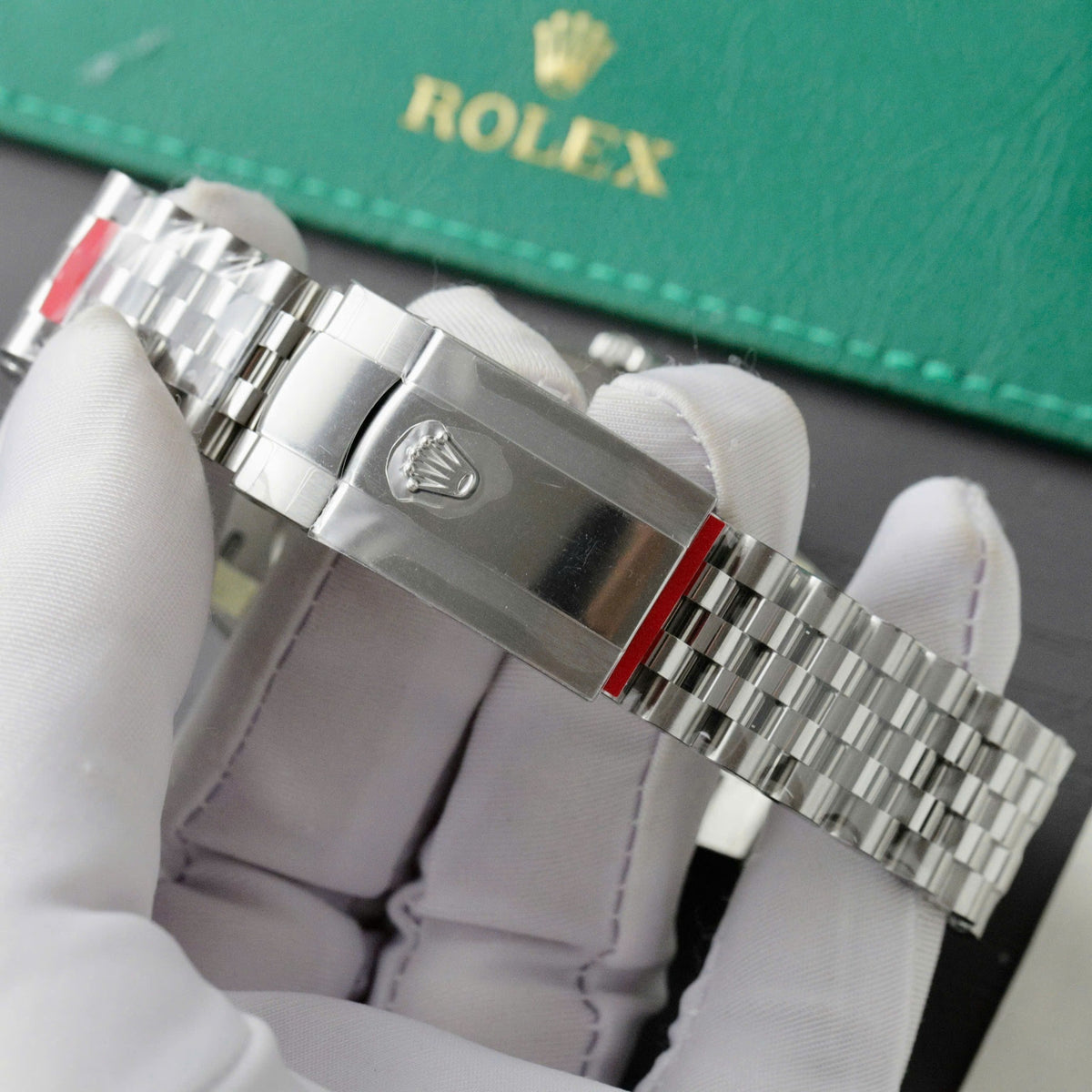 Rolex Datejust Blue Index Jubilee 41Mm Stainless Steel Mens Watch 126334