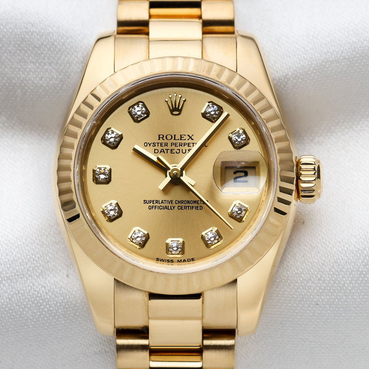 Rolex Datejust Gold Ladies 179178