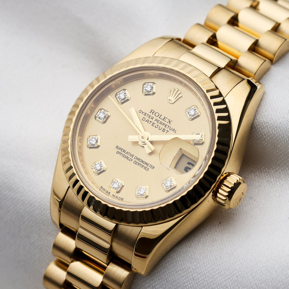 Rolex Datejust Gold Ladies 179178