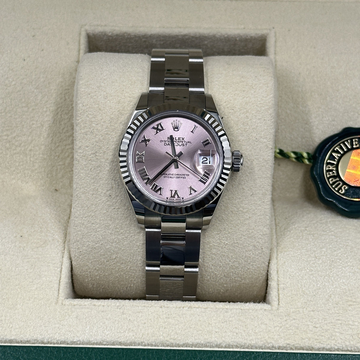 Rolex Datejust Lady 178274 pink dial roman number