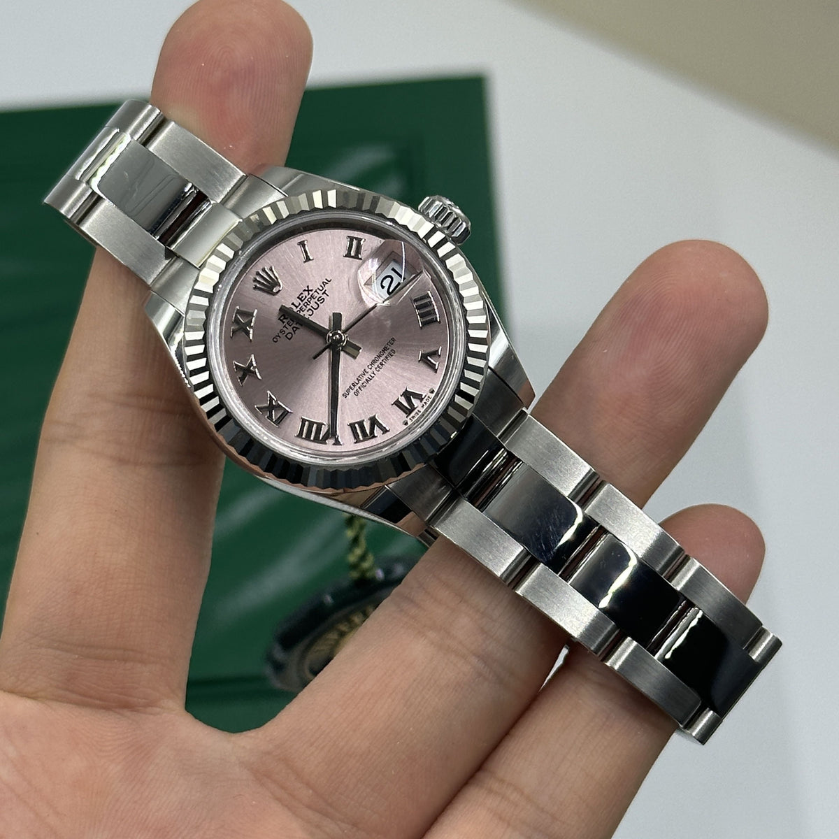 Rolex Datejust Lady 178274 pink dial roman number