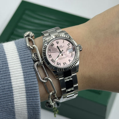 Rolex Datejust Lady 178274 pink dial roman number