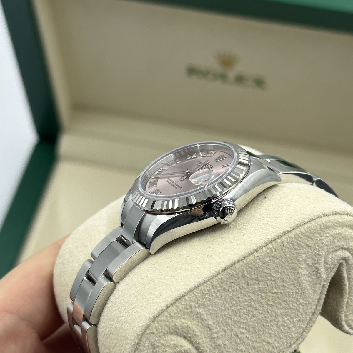Rolex Datejust Lady 178274 pink dial roman number