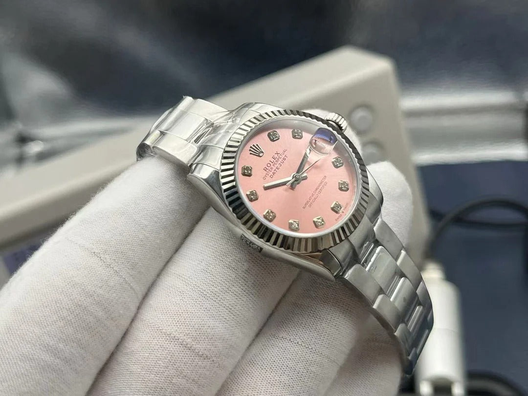 Rolex Datejust Lady 179174 Gold Dust Oyster Pink Diamond Dial