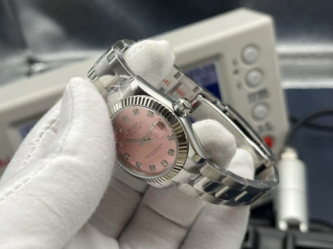 Rolex Datejust Lady 179174 Gold Dust Oyster Pink Diamond Dial