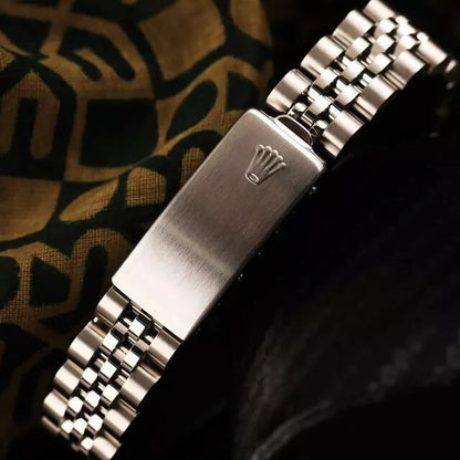 Rolex Datejust Lady 79174 White Gold Jubilee Mother of Pearl Black Diamond Dial