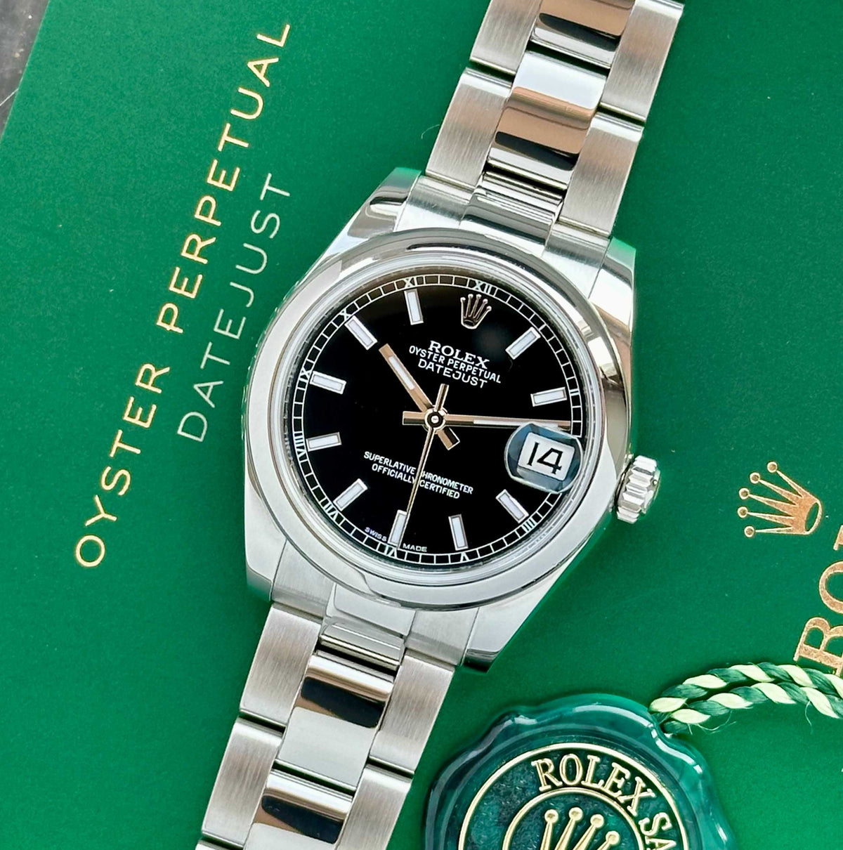 Rolex Datejust Lady Black Dial 178240